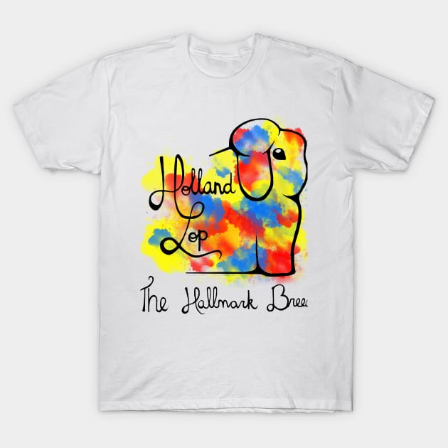 The Hallmark Breed Holland Lop Primary T-Shirt by dalmation1080